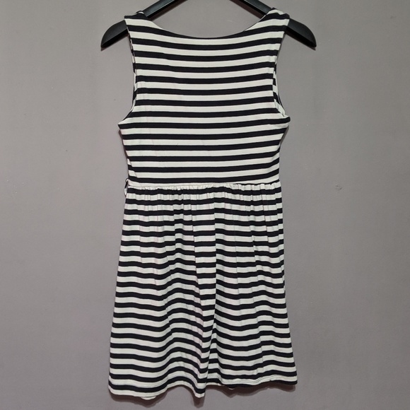 Black and White Striped Dress - Picture 2 of 4
